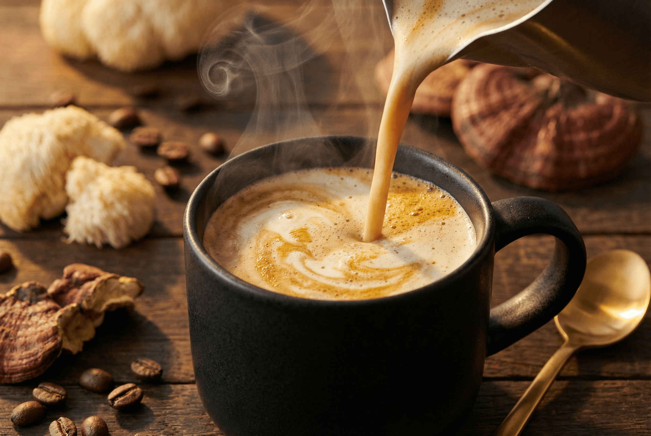 Vital Health functional coffee being prepared